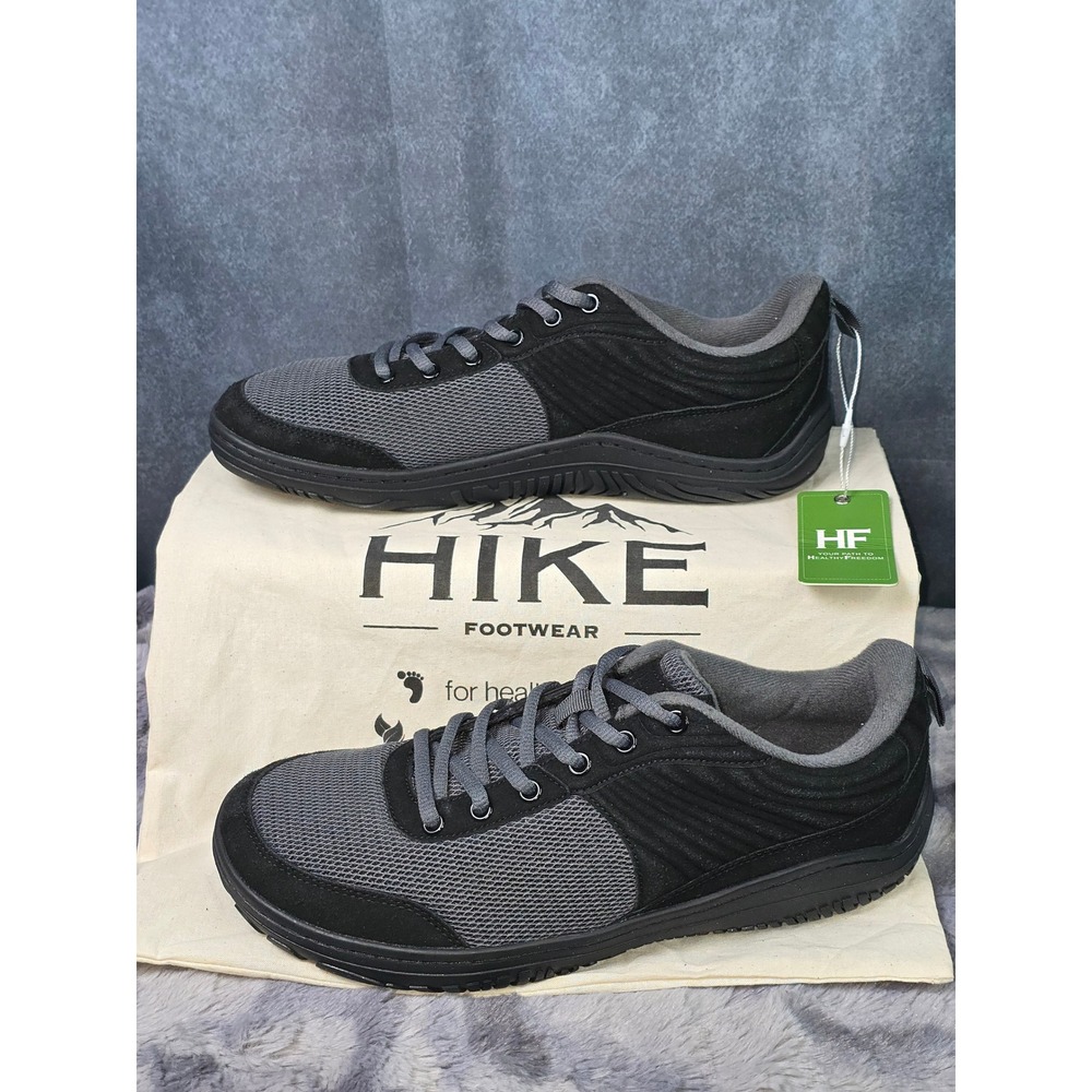 NWT Hike Footwear Altra Prime Black Grey Barefoot Sneakers Unisex EU 41 W 10.5